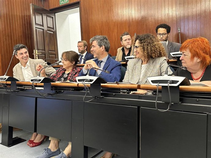 Los concejales del Grupo Socialista de Santander en el Pleno