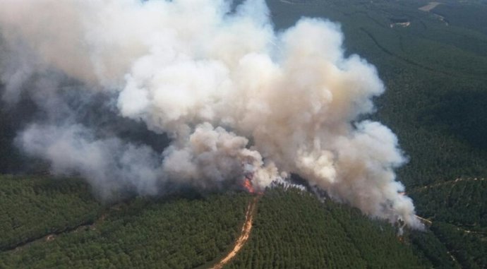 Incendio Colomba de Curueño.