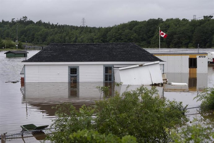 Inundaciones en Halifax, Nueva Escocia, Canada.