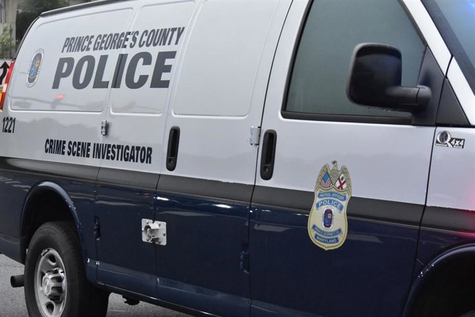 Archivo - Furgón policial en Maryland, Estados Unidos. 