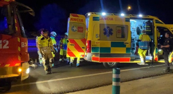 Un accidente de tráfico deja tres heridos en Fuenlabrada