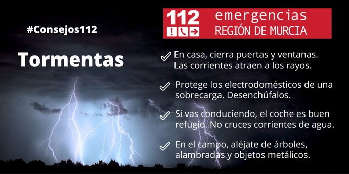 Consejos frente a las tormentas