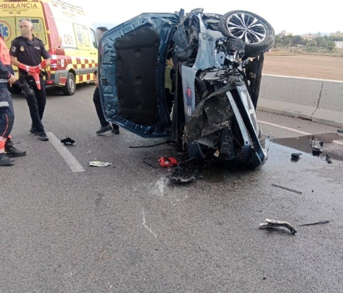 Estado en el que quedó el vehículo siniestrado.