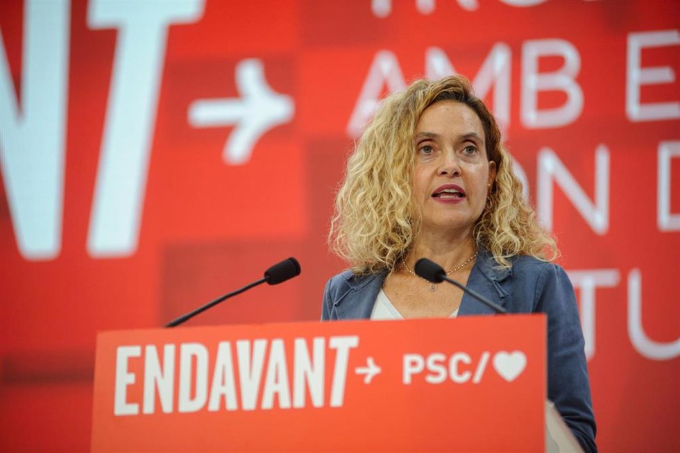 La presidenta del Congreso y cabeza de lista del PSC por Barcelona, Meritxell Batet, en una imagen de archivo.
