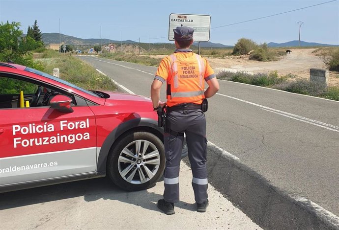 Control de la Policía Foral.