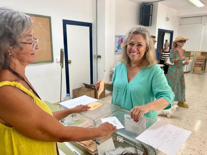 La cabeza de lista del PP al Congreso por la provincia de Alicante, Macarena Montesinos,