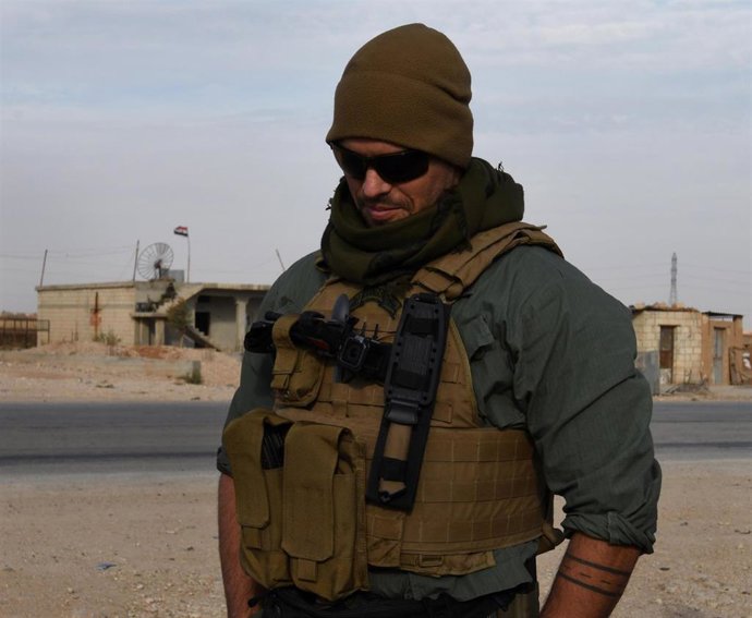 Archivo - Miliciano de las FDS en Siria 