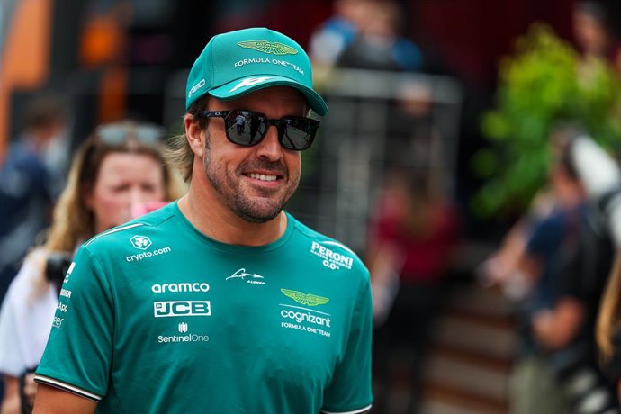 ALONSO Fernando (spa), Aston Martin F1 Team AMR23, portrait during the 2023 Formula 1 Qatar Airways Hungarian Grand Prix, 11th round of the 2023 Formula One World Championship from July 21 to 23, 2023 on the Hungaroring, in Mogyorod, Hungary - Photo Flo