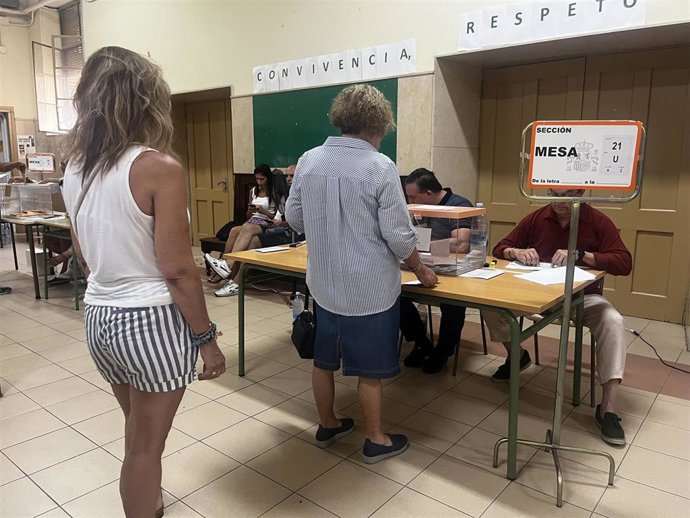 La participación en Aragón, 5,35 puntos menos que en noviembe de 2019