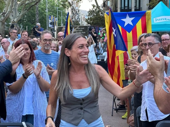 La candidata de Junts al Congreso por Barcelona, Míriam Nogueras, en una foto de archivo