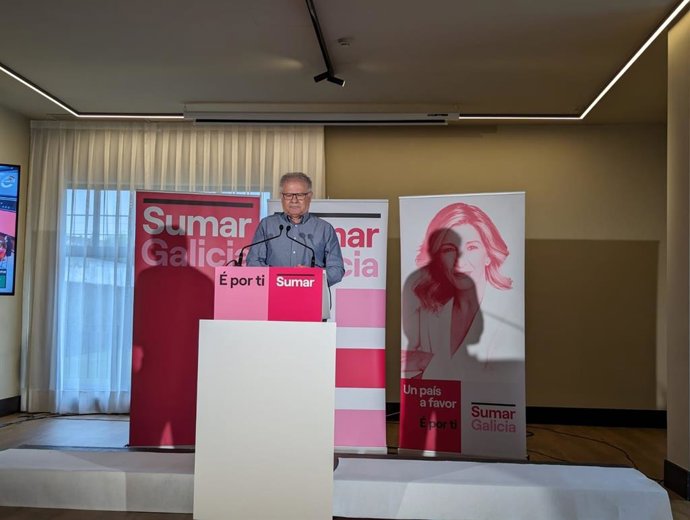 Manuel Lago, candidato número dos de Sumar Galicia por la provincia de A Coruña