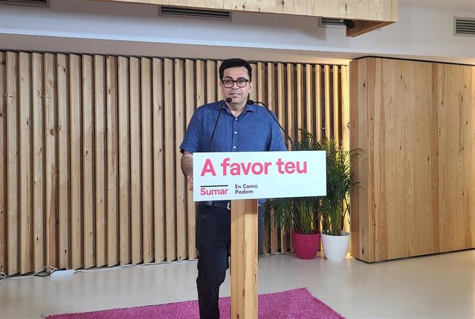 El número dos de Sumar-En Comú Podem por Barcelona, Gerardo Pisarello