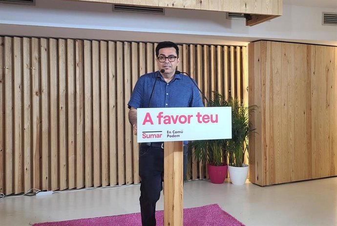 El número dos de Sumar-En Comú Podem per Barcelona, Gerardo Pisarello