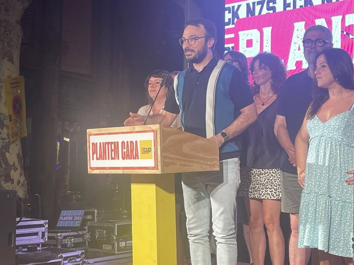 El candidat de la CUP per Barcelona Albert Botran