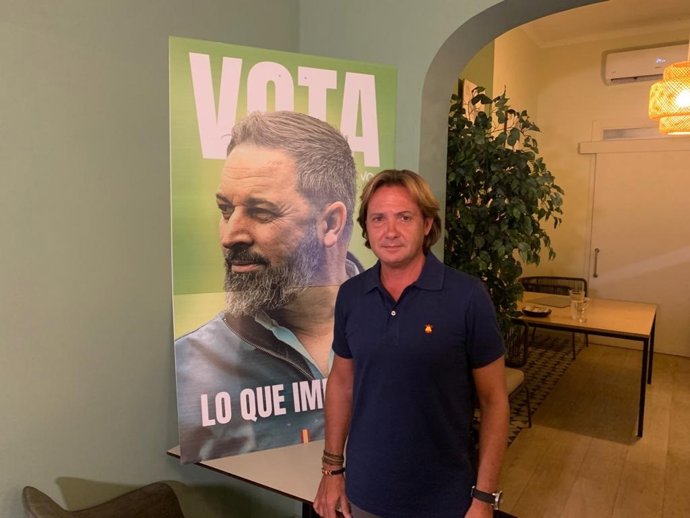 El cabeza de lista de Vox por Baleares al Congreso, Jorge Campos