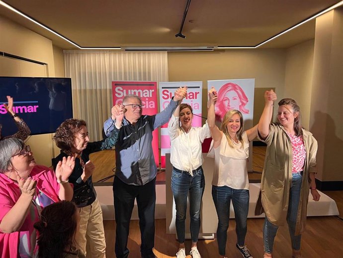 Sumar Galicia en la noche electora, con Marta Lois y Verónica M. Barbero