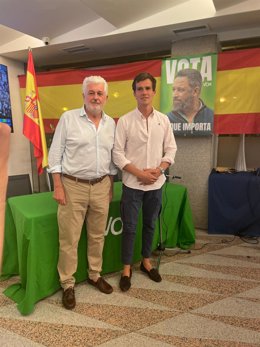 Cutillas ve "una sorpresa" el resultado, en elecciones que reconoce "malas para España y por tanto, malas para Vox"