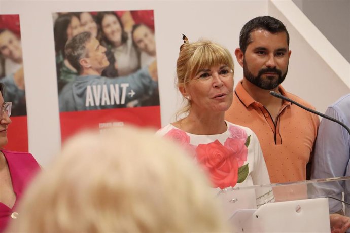 Susana Ros (PSPV) en la noche electoral