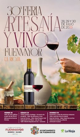 Fuenmayor acoge los días 28, 29 y 30 de julio la 30 edición de su Feria de Artesanía y Vino