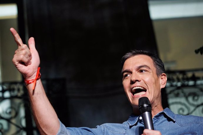 El presidente del Gobierno de España y secretario general del PSOE, Pedro Sánchez.