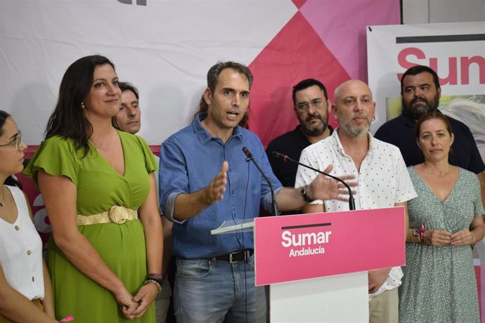Sumar en la noche electoral en Málaga 23J.