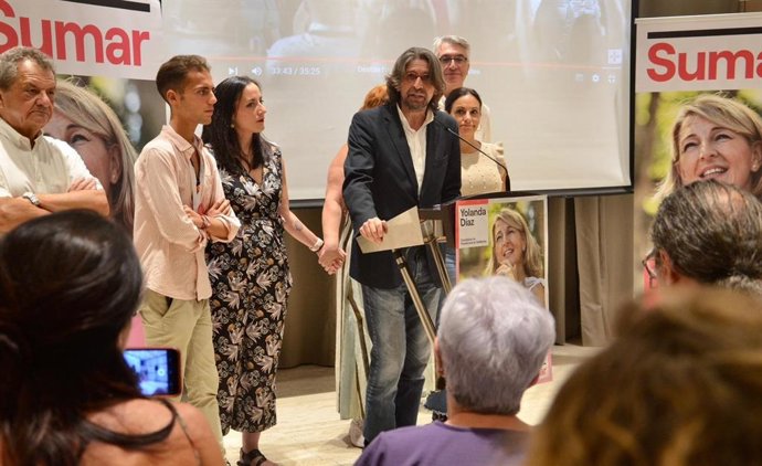 El cabeza de lista de Sumar por Sevilla al Congreso, Francisco Sierra, valora el resultado de las elecciones generales del 23 de julio.