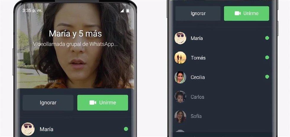 Videollamadas den WhatsApp