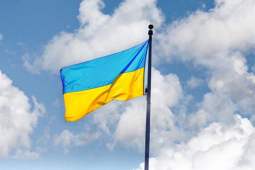 Bandera ucraniana.