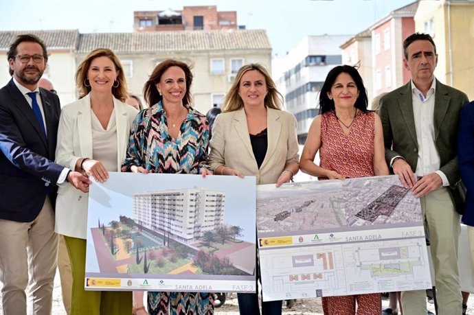 Arranca la construcción de 122 viviendas de protección oficial en Santa Adela.