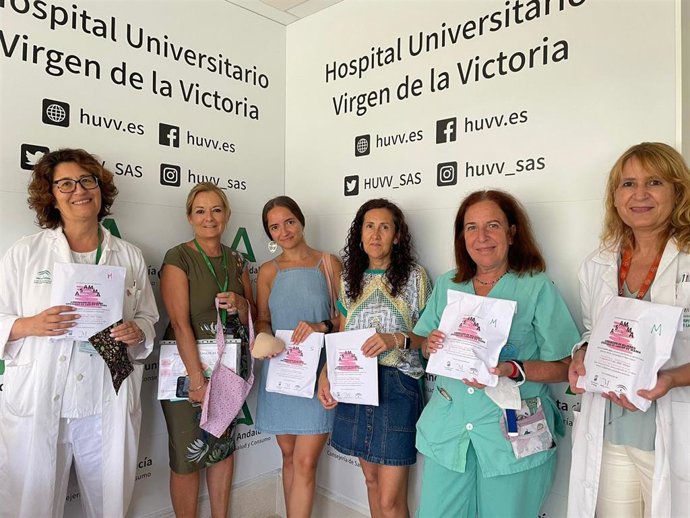 Profesionales del Hospital Clínico que participan en las iniciativas de ayuda a mujeres diagnosticadas de cáncer de mama