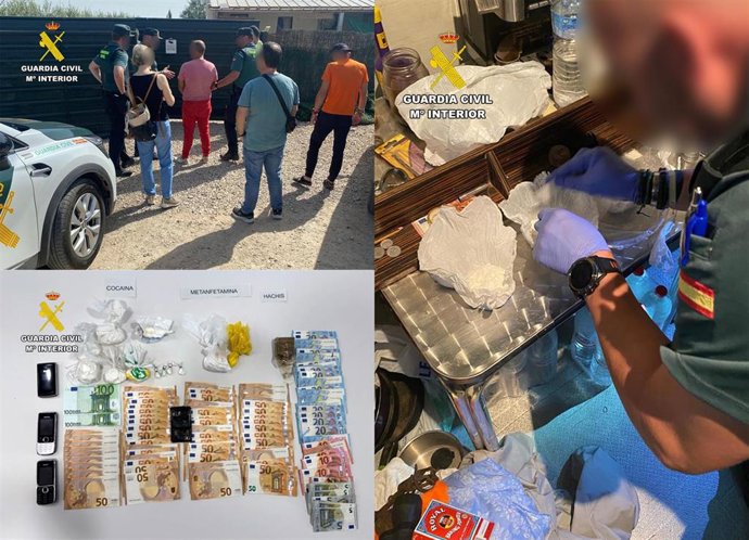 Imágenes de la operación de la Guardia Civil