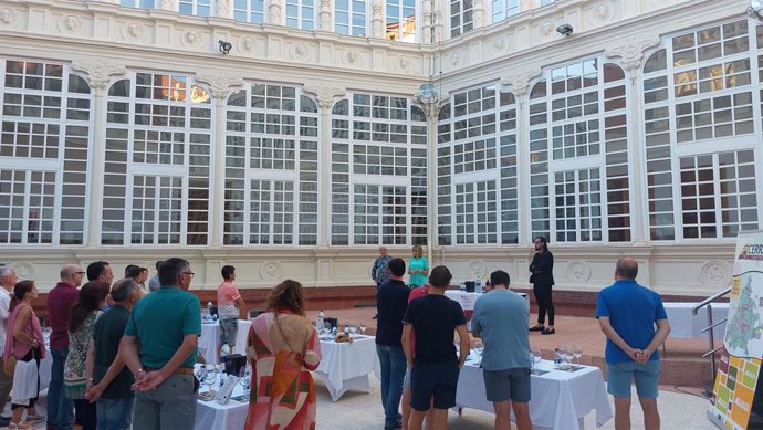 Imagen de una de las catas que se llevan a cabo en Palencia.