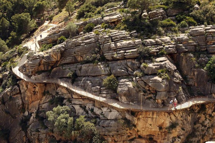 Vista del Caminito del Rey.