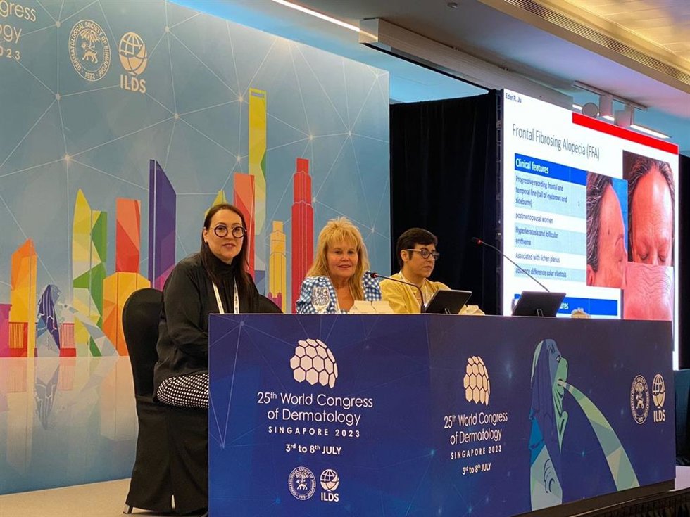 Carmen Rodríguez Cerdeira en el XXV Congreso Mundial de Dermatología