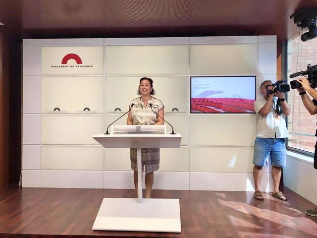 La portaveu del PSC al Parlament, Alícia Romero