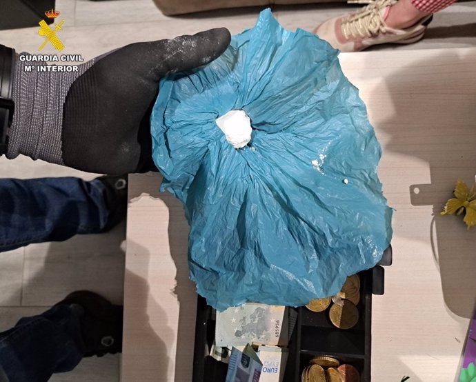 Cocaína incautada en una operación en Alcázar.