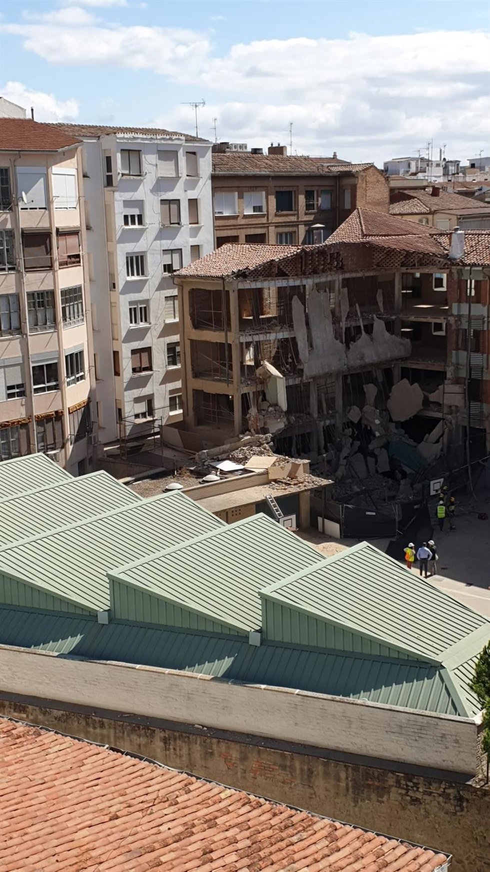 UGT-FICA La Rioja lamenta las "fatales consecuencias" del accidente laboral en las obras de Adoratrices