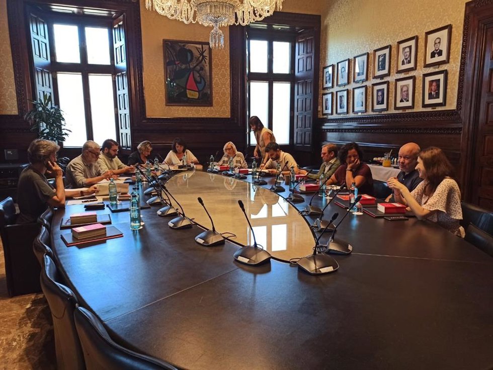 Mesa Ampliada del Parlament el 25 de julio.