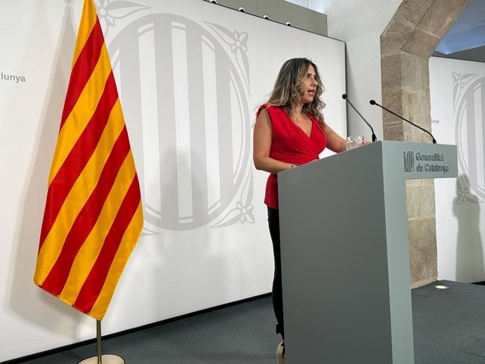 La portavoz del Govern, Patrícia Plaja