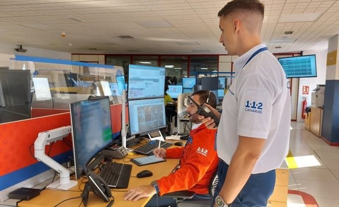 Sala operativa del Centro Coordinador de Emergencias y Seguridad (Cecoes) 1-1-2.