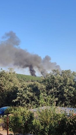 Incendio en Villanueva de la Vera