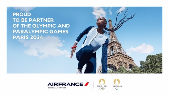 Air France se convierte en socio oficial de los Juegos Olímpicos y Paralímpicos de París 2024.