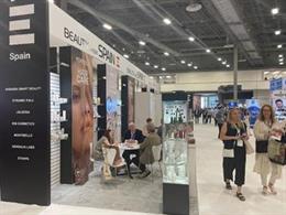 Pabellón de Stanpa en la feria de belleza de Las Vegas