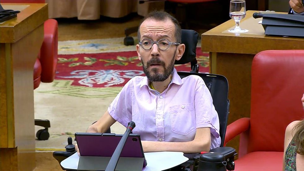 Echenique se despide del Congreso reivindicando a Montero y el valor del "ruido"