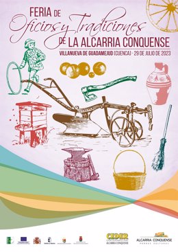 Cartel de la III Feria de Oficios y Tradiciones de La Alcarria Conquense