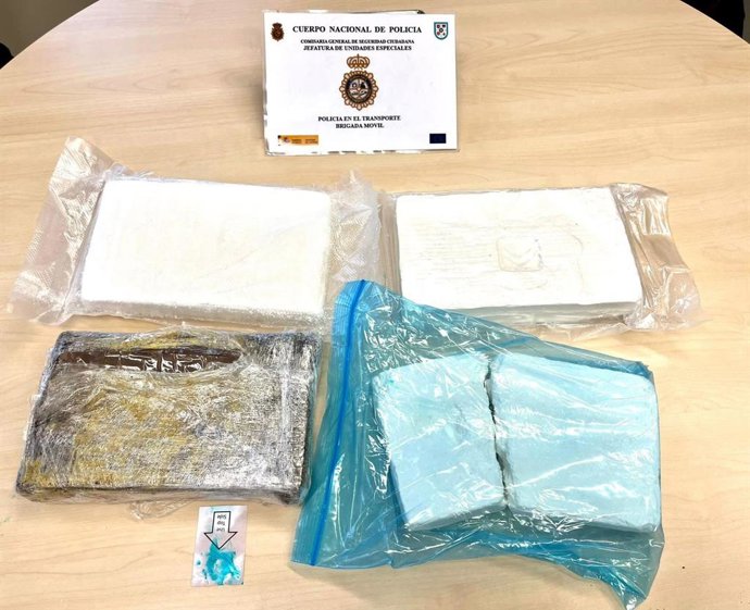 Droga incautada a una mujer en Santander