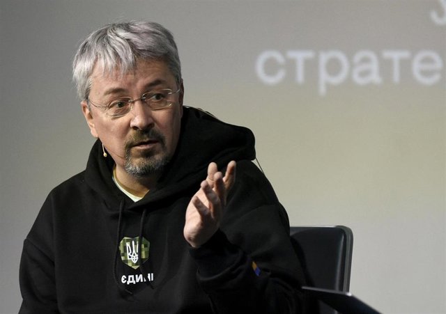 Archivo - El ministro de Cultura de Ucrania, Oleksander Tkachenko.