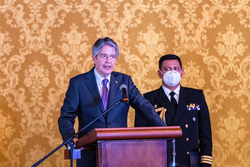 Archivo - El presidente de Ecuador, Guillermo Lasso.