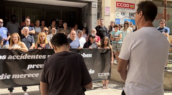 Minuto de silencio convocado por CC.OO