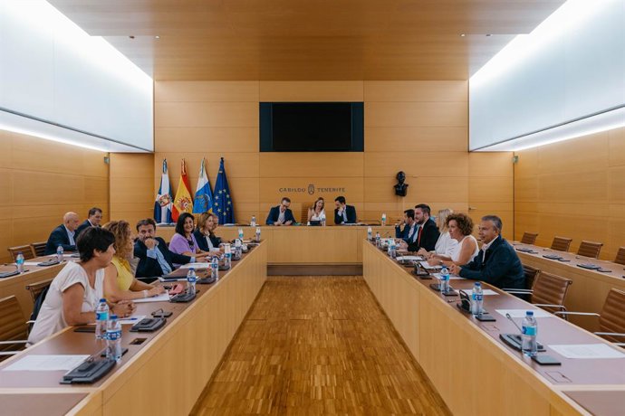 Reunión del Consejo de Gobierno del Cabildo de Tenerife